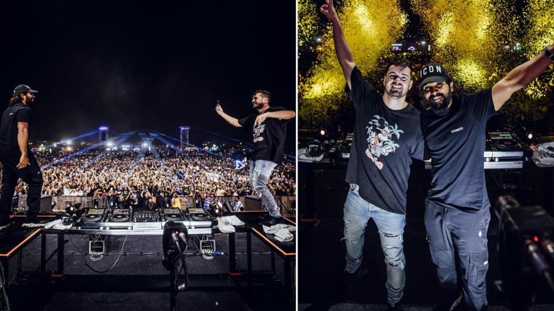 Allu Arjun Dances to Pushpa Song 'Oo Antava' at DJ Martin Garrix's Hyderabad Show (View Pics and Video)