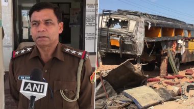 Haryana Road Accident: Trailer Truck Collides With Bus on Yamuna Nagar-Panchkula Highway; Seven Killed and Four Injured