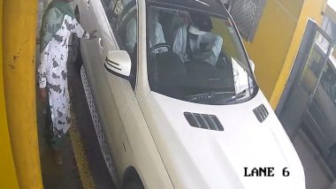 Amritpal Singh Crackdown: 'Waris Punjab De' Chief Seen in SUV in Jalandhar on March 18, Video Goes Viral
