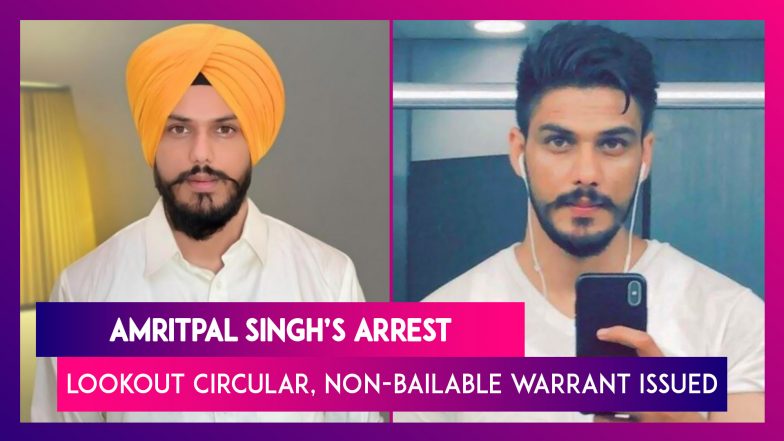 Amritpal Singh&rsquo;s Arrest: Punjab Police Issues Lookout Circular, Non-Bailable Warrant Against The Khalistani Leader