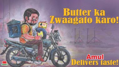 Zwigato: Amul Topical Celebrates Kapil Sharma's Film Based on Food Delivery Employee With a Fun Artwork (View Pic)