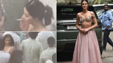 Ananya Panday Papped Smoking a Cigarette at Cousin Alanna Panday's Mehendi Ceremony, Pic Goes Viral