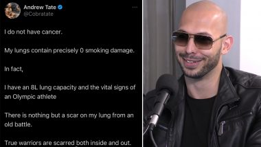 Andrew Tate Now Says He Doesn’t Have Lung Cancer After His Manager Claimed Influencer Was Diagnosed With Fatal Disease