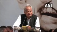 BJP Leaders Vasundhara Raje, Kailash Meghwal Refused to Support Conspiracy to Topple My Government in 2020, Says Rajasthan CM Ashok Gehlot