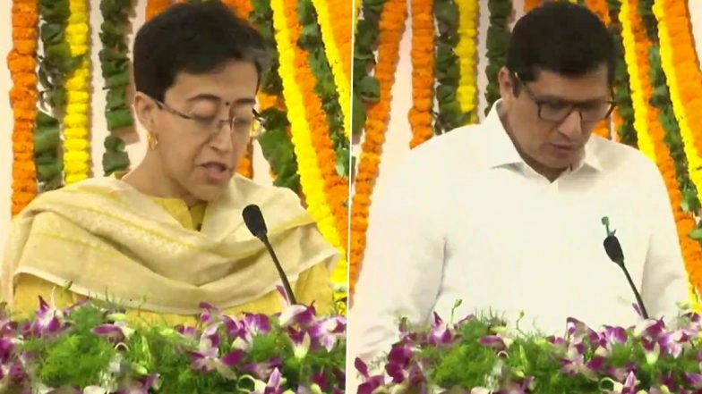 Atishi Marlena New Education Minister, Saurabh Bharadwaj New Health Minister of Delhi