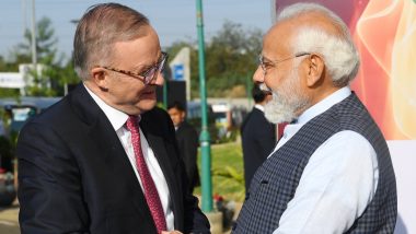 PM Narendra Modi Raises Temple Attacks Issue with Australian Counterpart Antony Albanese, Says Aussie PM Assures Safety of Indian Community