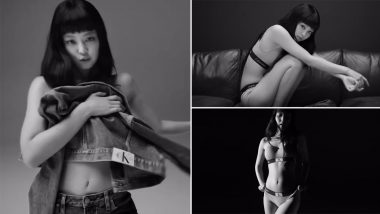BLACKPINK's Jennie Sexy Video: Watch K-Pop Idol Strip to Lingerie, Cover Her Assets With Jacket in New Saucy Photoshoot!