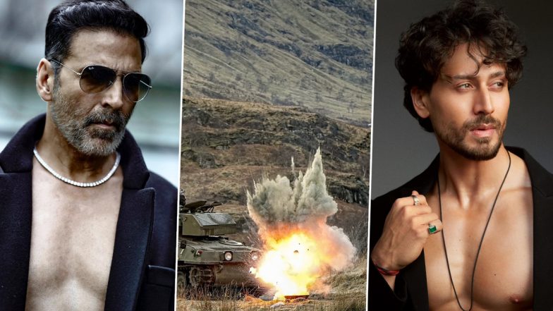 Bade Miyan Chote Miyan: Ali Abbas Zafar Gives Glimpse of ‘Live Explosions’ on Sets of Akshay Kumar, Tiger Shroff Starrer in Scotland (View Pic)