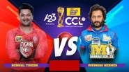 Bengal Tigers vs Mumbai Heroes CCL 2023 Match Live Streaming Date and Time: How To Watch the Match 16 of Celebrity Cricket League Online and on TV