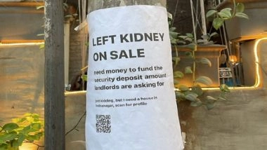 ‘Kidney on Sale’: Social Media Helps Find Man Behind Viral Poster Put On Streets of Bengaluru