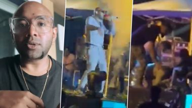 Benny Dayal Suffers Multiple Injuries After Getting Hit by Drone During Chennai Concert (Watch Videos)