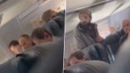 'I&rsquo;m Taking Over This Plane': Man Attacks Flight Attendant With Broken Spoon, Tries To Open Door of Boston-Bound Flight (Watch Video)