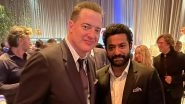 Oscars 2023: RRR Star Jr NTR Drops Pic With Oscar Nominee Brendan Fraser and Wishes Him &lsquo;Good Luck for Tomorrow&rsquo;
