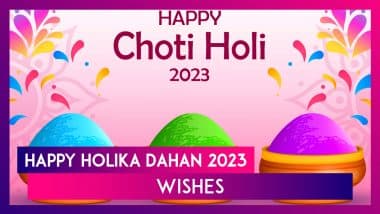 Holika Dahan 2023 Messages: Celebrate Choti Holi With Greetings, Images, Quotes and Wallpapers