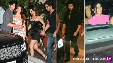 Katrina Kaif, Sidharth Malhotra-Kiara Advani, Arjun Kapoor, Sussanne Khan-Arslan Goni and More Attend Shweta Bachchan’s Star-Studded Birthday Bash (View Pics & Videos)
