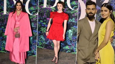 Celebs at Dior Mumbai Show: Sonam Kapoor, Maisie Williams, Anushka Sharma-Virat Kohli and Other Celebrities Attend The Fashion Event in Style (View Pics)