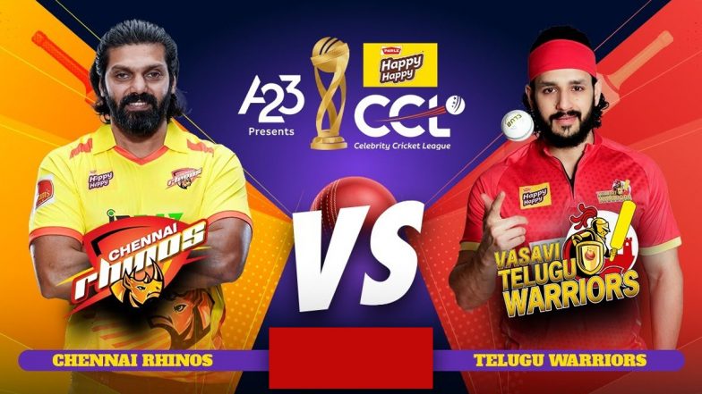 Chennai Rhinos vs Telugu Warriors CCL 2023 Match Live Streaming Date ...