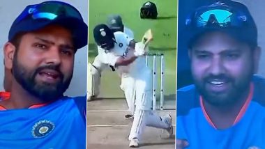 Cheteshwar Pujara Hits Nathan Lyon for Six After Being Asked to Play Aggressively by Rohit Sharma, Leaves Indian Captain Smiling in Dressing Room During Day 2 of IND vs AUS 3rd Test 2023 (Watch Video)