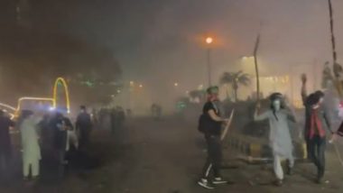 Imran Khan Arrest: Zaman Park in Lahore Under Siege After Clashes Between Police and PTI Workers (Watch Video)