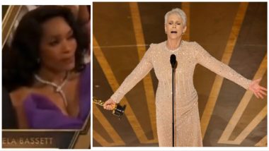 Oscars 2023: Video of Angela Bassett's Disappointed Expression After Losing Best Supporting Actress Award to Jamie Lee Curtis is Going Viral - Watch
