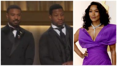 Oscars 2023: Michael B Jordan and Jonathan Majors Say 'Hey Auntie, We Love You' to Angela Bassett While on Stage After Her Oscar Loss (Watch Video)