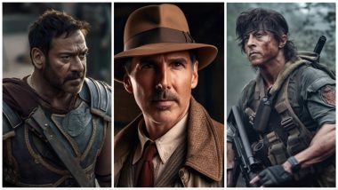 Shah Rukh Khan as Rambo, Akshay Kumar as Indiana Jones and Ajay Devgn as Gladiator Maximus? AI Imagines Popular Bollywood Actors as Iconic Hollywood Characters and We are Loving the Results! (View Pics)