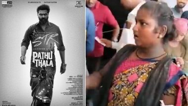 Pathu Thala: Chennai Theatre Denies Entry to Commoners for Watching Silambarasan's Film Despite Flashing Tickets, Video Goes Viral – WATCH