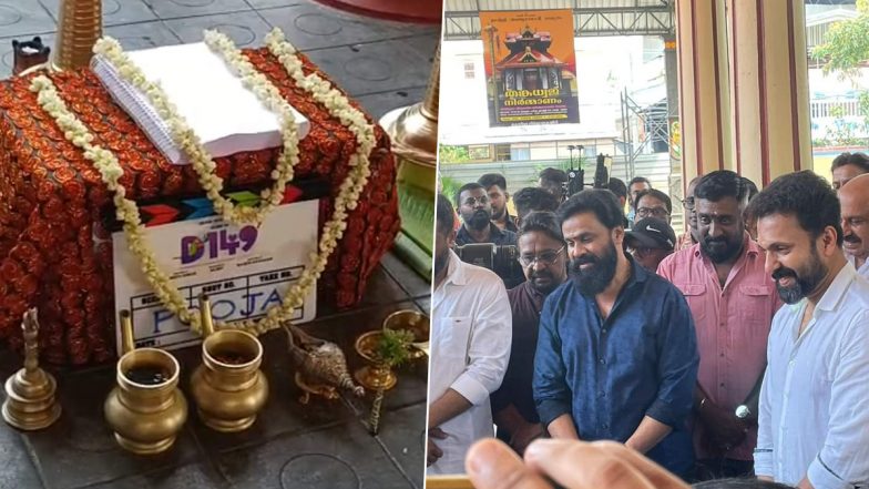 D149: Dileep Teams Up With Vineeth Kumar for His Next; Check Out Pics From the Film’s Pooja Ceremony