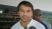 Bihar Man Held for &lsquo;Threatening&rsquo; State Environment and Forest Minister Tej Pratap Yadav