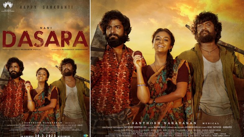Dasara Full Movie in HD Leaked on Torrent Sites & Telegram Channels for Free Download and Watch Online; Nani, Keerthy Suresh’s Film Is the Latest Victim of Piracy?
