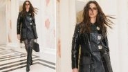 Deepika Padukone Attends Paris Fashion Week 2023! Actress Nails Goth-Inspired Look at the Event (View Pics)