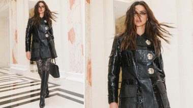 Deepika Padukone Attends Paris Fashion Week 2023! Actress Nails Goth-Inspired Look at the Event (View Pics)