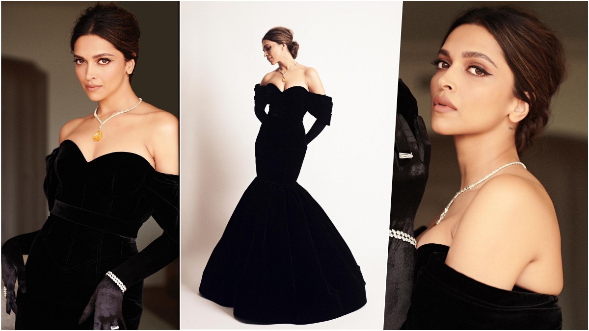 Oscars 2023: Deepika Padukone Steals The Show In An Off-Shoulder Black Gown  By Louis Vuitton (View Pictures)