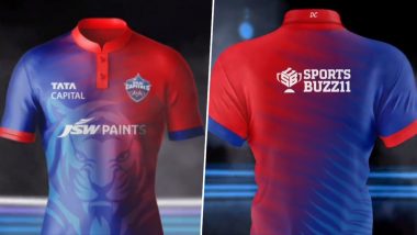 WPL 2023: Delhi Capitals Unveil Jersey Ahead of Inaugural Women's Premier League Edition (Watch Video)