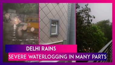 Delhi Rains: Heavy Rainfall & Thunderstorms Lead To Severe Waterlogging In Many Parts Of The National Capital