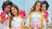 Parents-To-Be Dipika Kakar and Shoaib Ibrahim Celebrate Holi 2023! Check Out the Cute Heart on Actress&rsquo; Baby Bump (View Pics)