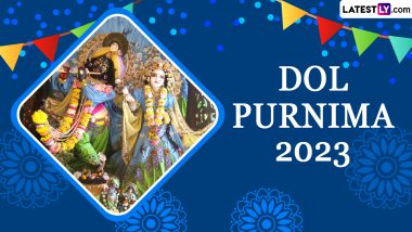 Happy Dol Purnima 2023 Images & HD Wallpapers for Free Download Online: Celebrate Dol Purnima by Sharing WhatsApp Messages, Greetings and Quotes With Your Loved Ones