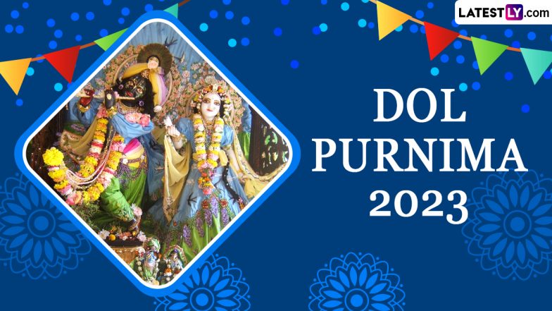 Happy Dol Purnima 2023 Images & HD Wallpapers for Free Download Online: Celebrate Dol Purnima by Sharing WhatsApp Messages, Greetings and Quotes With Your Loved Ones