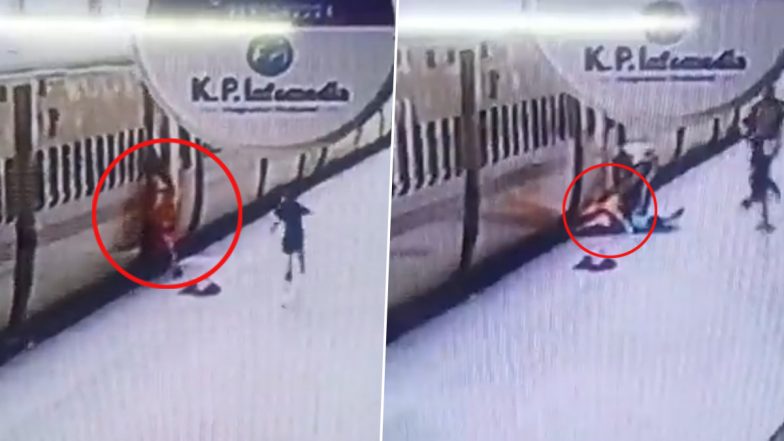 Viral Video: GRP Cop Saves Women, Child From Falling On Tracks At Kanpur Central Station