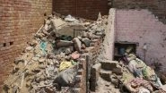 Uttar Pradesh Building Collapse: Three Feared Trapped After Under-Construction Cold Storage Structure Falls in Bulandshahr