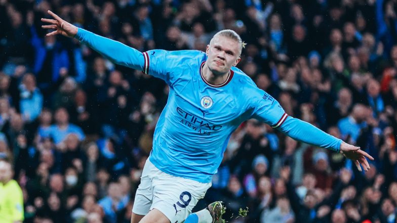 Manchester City 6–0 Burnley, FA Cup 2022–23: Erling Haaland Scores Hat-Trick, Julian Alvarez Hits Brace As Cityzens Enter Semifinals in Style (Watch Goal Video Highlights)