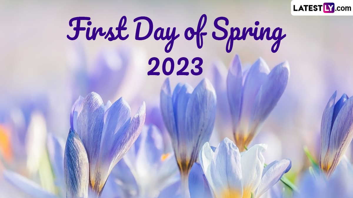 First Day of Spring 2023 Wishes & Greetings GIF Images, WhatsApp