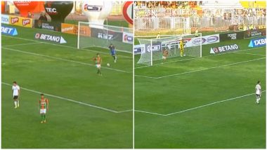 Goalkeeper Leandro Requena Scores Directly From Goal Kick During Cobresal vs Colo Colo Match in Chilean Primera Division (Watch Video)