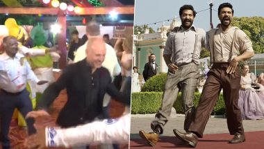 'Naatu Naatu' Fever Grips G20 Delegates in Chandigarh As They Groove to RRR's Oscar-Winning Song (Watch Video)