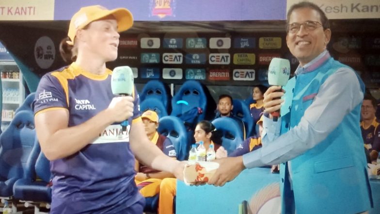 Burger On Cricket Field? Commentator Harsha Bhogle Presents Grace Harris A Burger After The UPW-W Cricketer Confessed Her Cravings On WPL 2023