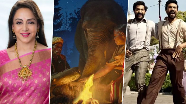 BJP MP Hema Malini Is Proud of RRR's 'Naatu Naatu' and The Elephant Whisperers for Winning Oscars at 95th Academy Awards (Watch Video)