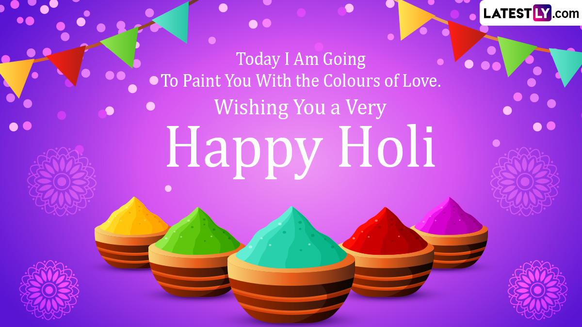 Holi 2023 Images & Greetings for Free Download Online: Wish Happy Holi ...