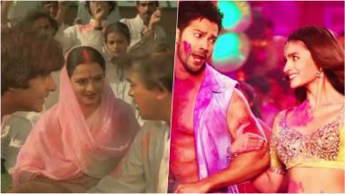Holi 2023 Songs: From 'Rang Barse' To 'Badri ki Dulhania,' Play This Peppy Bollywood Playlist To Intensify Celebration and Vibrancy of the Festival of Colours