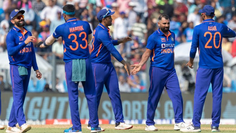 Indian Cricket Team Full Schedule at ICC World Cup 2023: Check Team India Full Fixtures and Match Venues in CWC Tournament