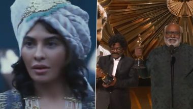 Oscars 2023: Did You Notice Jacqueline Fernandez's Oscar Moment During Best Original Song Category Award? (Watch Video)